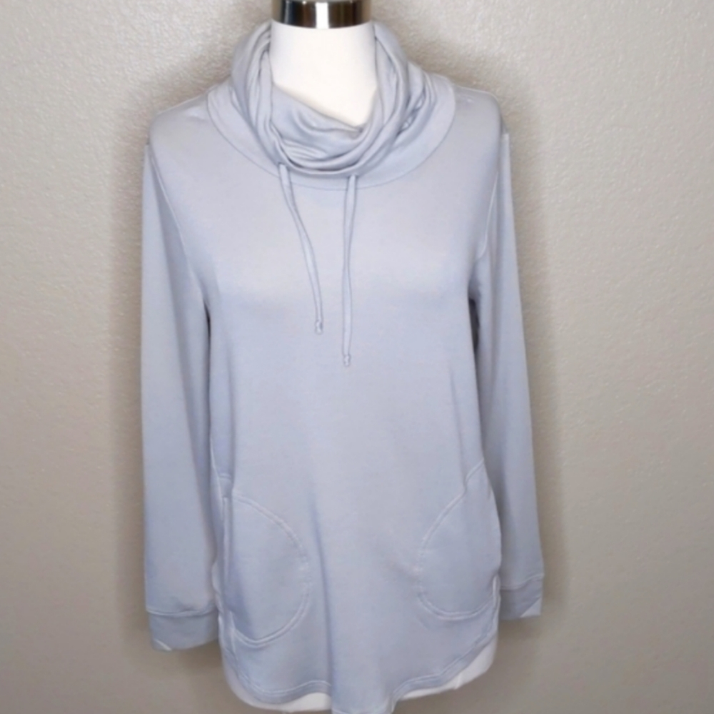 Tresics Cowl Neck sweater Gray various sizes NWT